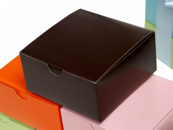 10 x 10 x 5cm Cake Box - Chocolate -25pc