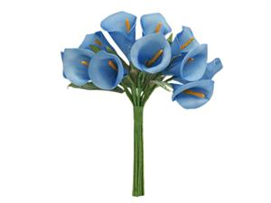 Calla Lily-Turquoise, singles x 12