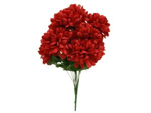 14 Chrysanthemum Mum Balls - Red