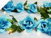 Supersized Rose Garland-Turquoise