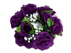 Candle Ring-Purple-1/pk