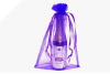 15.24 cm x 22.86 cm Purple Organza Bags-10/pk