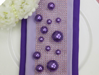 Pearls - Multi size - Purple/84pk