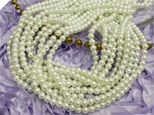 Lustre Pearl Strands - White