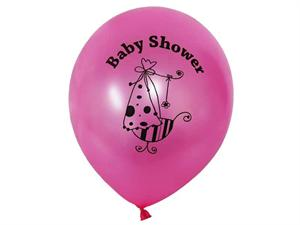 It's a Girl Baby Shower 30.48cm Latex Balloons-25/pk