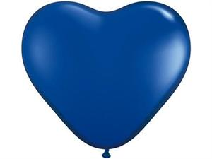 Love Heart Balloons-Blue 25/pk