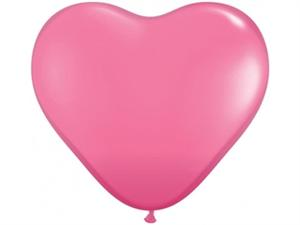 Love Heart Balloons-Pink 25/pk