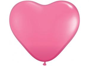 Love Heart Balloons-Pink 25/pk Love Heart Balloons-Pink 25/pk