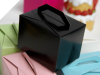 Tote Favour Boxes - Black x 50pc