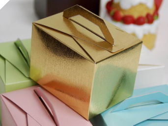Tote Favour Boxes - Gold x 50pc