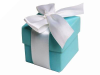 Turquoise Favour Boxes 2pc - 25 Pack