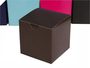 7.62cm Chocolate Brown Cup Cake Box- 25pc
