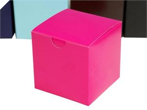 7.62cm Hot Pink Cup Cake Box- 25pc