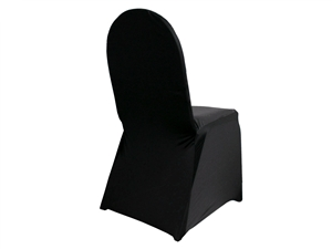Spandex Stretch Chair Covers - BLACK