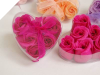 Heart Rose Soap Petals-Fuchsia