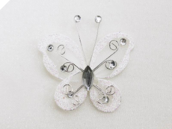 Bewitching Butterfly - White
