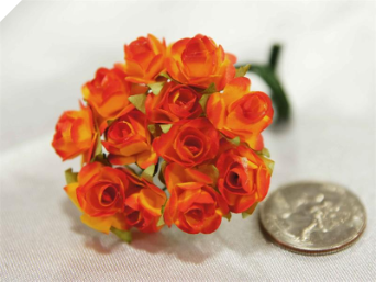 Paper Roses - Orange 144/pk
