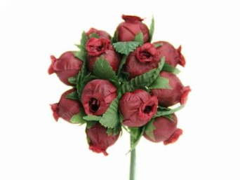 Rose Bud-Burgundy.144/pk Rose Bud-Burgundy.144/pk