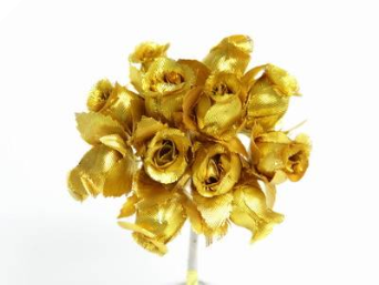 Rose Bud-Gold.144/pk