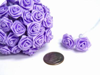 Ribbon Roses-Lavender.144/pk