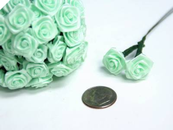Ribbon Roses-Mint.144/pk