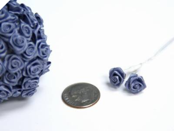 Ribbon Roses-Periwinkle.144/pk