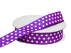 2.22cm Polka Dot Ribbon-Purple