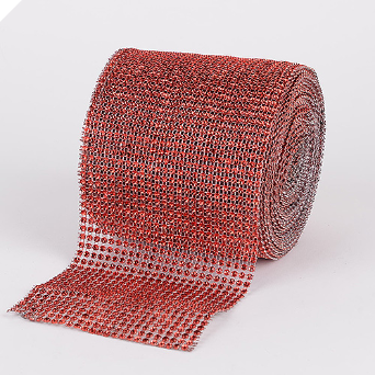 Diamond Jewel Wrap - Red - 9.14m Roll