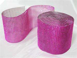 Diamond Jewel Wrap - Fuchsia/Hot Pink - 9.14m Roll