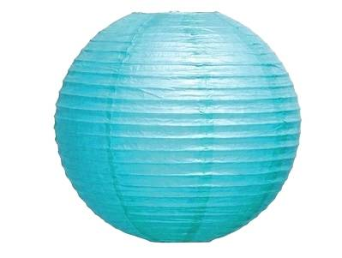 76.2 cm Paper Lantern-Turquoise