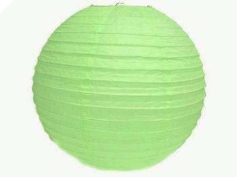 40.64 cm Paper Lantern- Green 40.64 cm Paper Lantern- Green