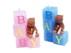 Baby Block Candle - Pink