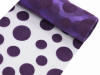 Organza Groovy Dots Roll 30.48cm x 9.14m - Purple