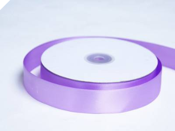2.54cm Satin Ribbon-Lavender