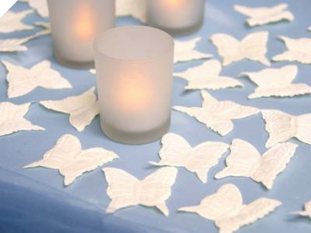 500 Butterfly Petals - Ivory