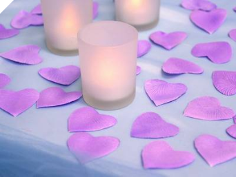 500 Heart Petals - Lavender