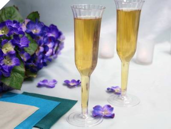 Champagne Flutes-Clear-12/pk Champagne Flutes-Clear-12/pk