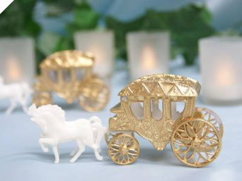 Cinderella Carriage-Gold-1/pk