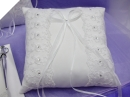 Classic Style Ring Pillow-White