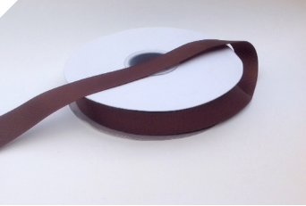 2.22cm x 45.72metres Grosgrain - Chocolate Brown