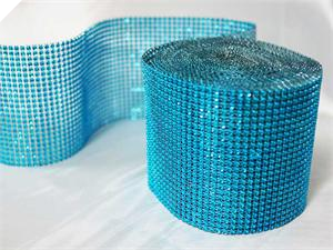 Diamond Jewel Wrap - Turquoise - 9.14m Roll
