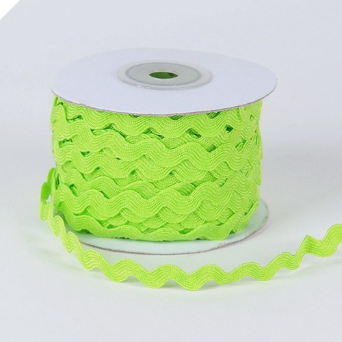 10mm Ric Rac - Apple Green (Out of Stock)