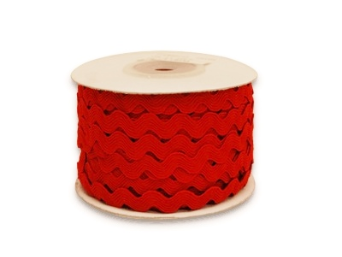 10mm Ric Rac - Red