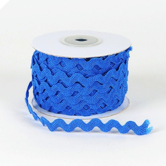 10mm Ric Rac - Royal Blue (out of stock)
