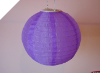 25.40cm Solar Powered Lantern-Purple