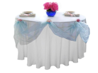 Organza Overlay 182.88cm x 182.88cm - 25 colours available