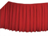 Linen Table Skirt - Red (3 sizes)