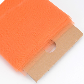 137.16cm x 36.5m Tulle Fabric Bolt - Orange (out of stock)
