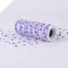 Polka Dot Tulle Roll 15.24cm x 9.14m - Purple