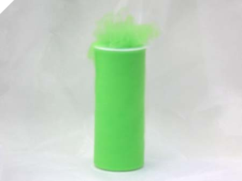 15.24cm x 22.86m Tulle Roll - Apple Green (Out of Stock)